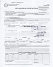 Declaración de exportador autorizada